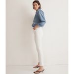 Madewell New! Stovepipe Jeans in pure white, women size 26 Photo 4