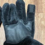 Lands' End  Black Winter Faux Fur Smart Touch Gloves Womens Size Large Photo 2
