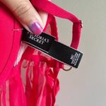 Victoria's Secret  Sexy Lingerie Teddy‎ Babydoll Pink Size 36C Red Strappy Slip Photo 3