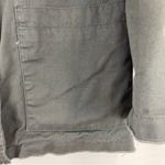 Bernardo Military Jacket Charcoal Gray Raw Edge Lined Aztec Ribbon Epaulettes by  Photo 7