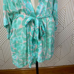 Diane Von Furstenberg DVF x Onia Gina Wrap Tie Kimono‎ in Peach Skin Photo 3