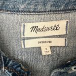 Madewell Medium Wash Cropped Oversized Trucker Jean Jacket - Small Photo 1
