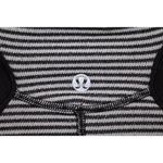 Lululemon Womens Run U-Turn Pullover Black Grey Striped Half Zip Jacket Size 6 Photo 2