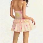 Love Shack Fancy NWT Fabienne Mini Dress in Light Berry Tea Sz 4 Photo 0