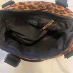Ralph Lauren  Leopard Print Shoulder Bag Black Strap Zip Closure Photo 6