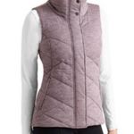 Athleta  icecap quilted vest heathered purple size small Photo 1