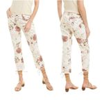 Johnny Was The Cropped Boyfriend Jeans in Rose Nwt Photo 2