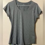 Athleta  Women’s Gray Fitted Short Sleeve Tee Size Small Photo 0