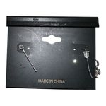 NEW NOIR Fish Hook Dangle Vibrant Crab Earrings Blue Photo 1