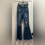 Vervet Flying Monkey High Rise Super Flare Stretch Jean Size 24 Photo 3