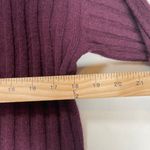 Madewell Levi Rib Mock Neck Wool Blend Crop Pullover Sweater XXS Purple Casual Photo 3
