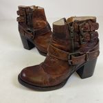 FREEBIRD by Steven Freebird FB Bolo Women Distressed Buckle Boots 7 B80 Photo 2