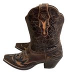 Ariat Style dahlia 0003780 Women's Brown Leather Cowboy Western Boots Size 9.5b Photo 0