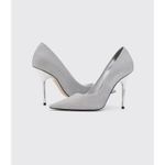 Good American  Emma Silver Glitter Stiletto Heels Women’s Size 12 New Box Photo 4