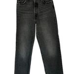 Levi's Levi Premium Women's Ribcage Straight Ankle Jeans Size 26 Washed Black Photo 0