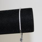 925 Sterling Silver Tennis Bracelet Made in Turkey Photo 2
