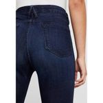 Good American Denim Dark Wash Cropped Jeans, Blue Size 24 New w/Tag Retail $155 Photo 4