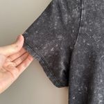 PINK - Victoria's Secret PINK by Victoria's Secret Black Acid Wash Ruched Mini Dress, Size Small Photo 7