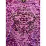 Harley Davidson Vintage Y2K Women's Small T-Shirt Bling Las Vegas Nevada Purple Photo 4