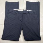 Gap Modern Boot Pants 4R Blue Pinstripe Slacks Trousers NWOT Photo 0