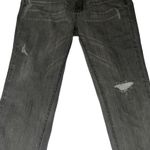 Paige  Designer Jeans Boyfriend Canyon Gray Wash Distressed Stretch Jeans 29 Photo 2