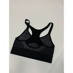 Avia  Women’s Seamless Low Support Racerback Gym Sports Bra Black Gray Size XL Photo 2
