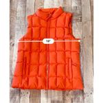 Gap Vintage Down Puffer Zipper Winter Washable Vest Orange Spice MEDIUM Outdoor Photo 5