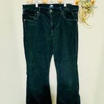 Citizens of Humanity Isola Corduroy Navy Blue Flare Jeans 32 Photo 4