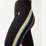 FP Movement Women's Free People Run spring Legging colorful striped NWOT $118 Black Size M Photo 3