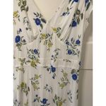 Jason Wu  Collection White‎ Floral Ruffal V Neck Size 2 Retail $395. Designer Photo 4