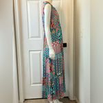 TINTA Colorful Patchwork Maxi Dress Blue Size M Photo 6