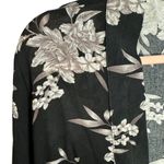 Spiritual Gangster  Maya Black and White Floral One Size Kimono Photo 3