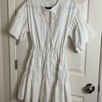 Jason Wu Cutout Ruched Cotton-blend Poplin Mini Dress -size 8 Photo 0