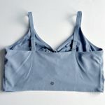 Athleta [] Cottage Blue Cinch Longline Bra Yoga Barre Powervita Workout Size 1X Photo 2