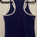 Victoria's Secret PINK Navy Blue Logo Red White Tank Top Photo 2