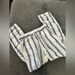 Artisan NY Striped Linen pants SZ XS black and white Photo 3