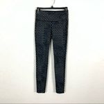 Athleta  Polka Dot Leggings XS Black‎ High Rise Stretchy Activewear Yoga Pants Photo 6
