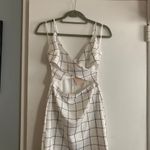 Revolve New Cut Out White Mini Wrap Dress Photo 3
