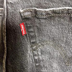 Levi Strauss‎ Ribcage Straight Ankle Jeans Black Women's Size 28 Premium Denim Photo 3