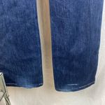Paige Melrose Blue Embroidered Pocket Classic Straight Leg Jeans 31 Photo 4
