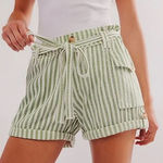 Free People FP One Harriet Striped Shorts NWOT Photo 0