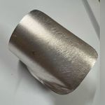 ZARA Silver Metallic Metal Cuff Bracelet Photo 3