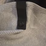 Lululemon  Vinyasa Scarf Grey Stripe and Solid Black Photo 3
