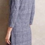 Anthropologie Saturday Sunday Blue Chemise Cowl Neck Sweater Dress size small Photo 1
