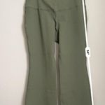 Athleta NWOT  Elation Rib Crop Flare Size Plus 1X Eucalyptus Olive Leggings Pants Photo 8