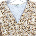 Urban Revivo Yellow Floral Long Sleeve Dress Sz 10 Photo 1