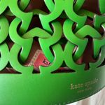 Kate Spade Dorie Bucket Bag Green Italian Leather Novelty Small Sample Bag Photo 1