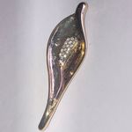 Angel Brand Elegant Vintage Gold Tone CZ Rhinestone Retro Boho Brooch Photo 2