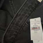 American Eagle Baggy Short 8 29" Black Destroyed Denim Cutoff Thrashed High Rise Photo 6