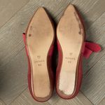 Rothy's ROTHY’S Mary Jane Bow Tie Point Toe Flats Red US W8.5 Photo 5